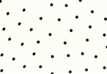 Jolly dots ivory Black dots
